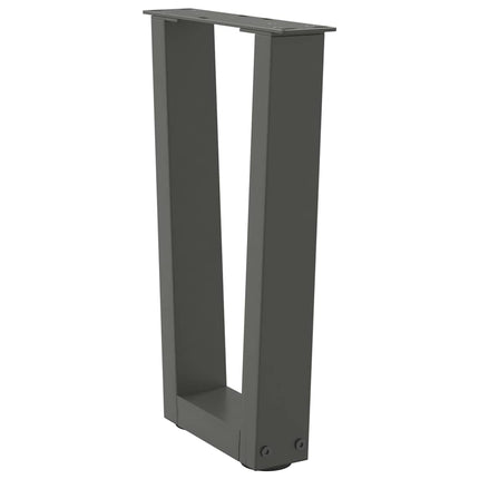 Soffbordsben V-formade 2 st antracit 28x(42-43,3) cm stål