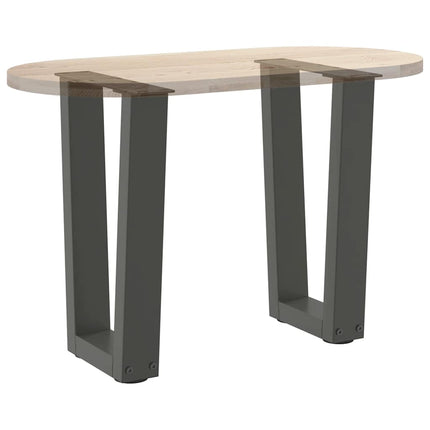 Soffbordsben V-formade 2 st antracit 28x(42-43,3) cm stål