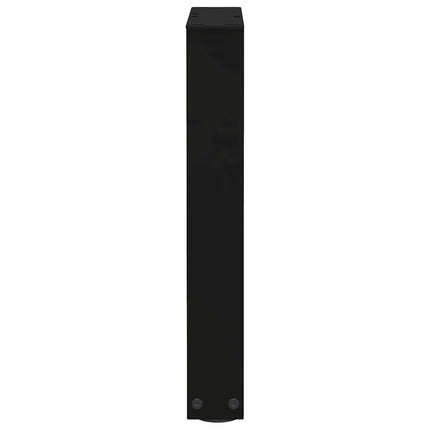 Soffbordsben V-formade 2 st svarta 38x(42-43,3) cm stål