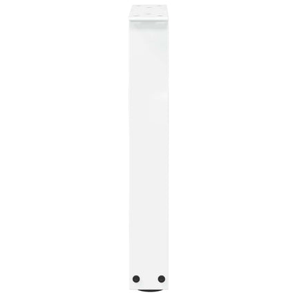 Soffbordsben V-formade 2 st vita 38x(42-43,3) cm stål