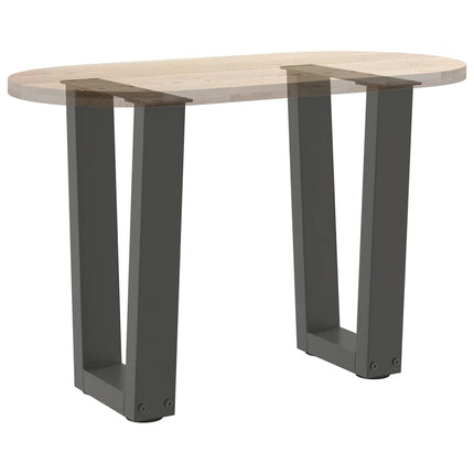 Soffbordsben V-formade 2 st antracit 38x(42-43,3) cm stål