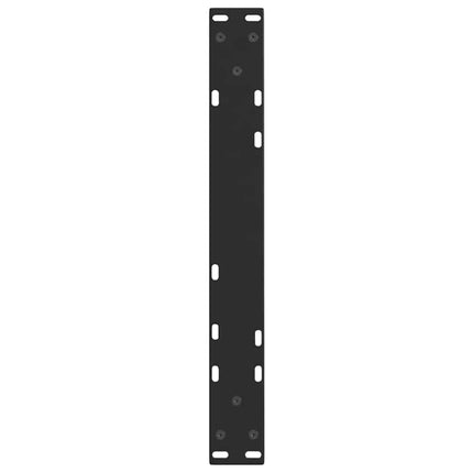 Soffbordsben V-formade 2 st svarta 50x(42-43,3) cm stål