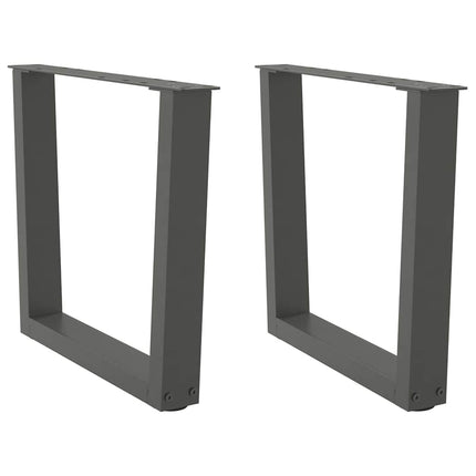 Soffbordsben V-formade 2 st antracit 50x(42-43,3) cm stål