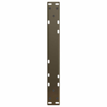 Soffbordsben V-formade 2 st naturstål 50x(42-43,3) cm stål