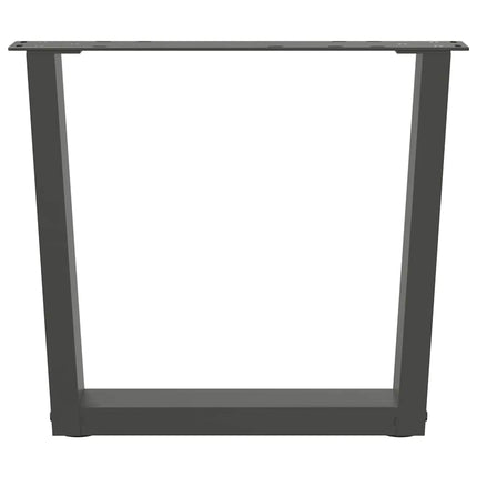 Soffbordsben V-formade 2 st antracit 60x(42-43,3) cm stål