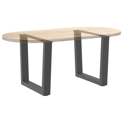 Soffbordsben V-formade 2 st antracit 60x(42-43,3) cm stål