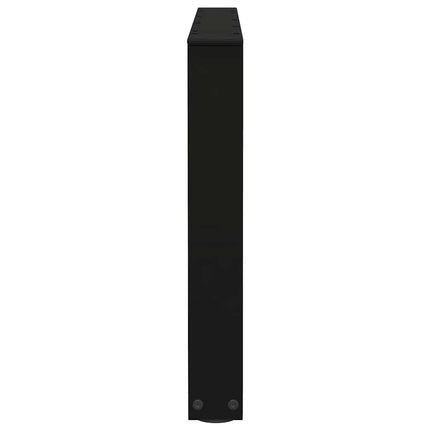 Soffbordsben V-formade 2 st svarta 70x(42-43,3) cm stål