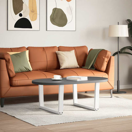 Soffbordsben V-formade 2 st vita 70x(42-43,3) cm stål