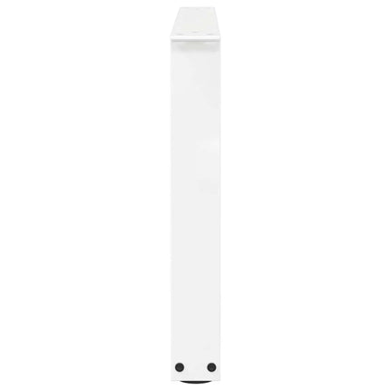 Soffbordsben V-formade 2 st vita 70x(42-43,3) cm stål