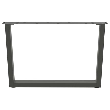 Soffbordsben V-formade 2 st antracit 70x(42-43,3) cm stål