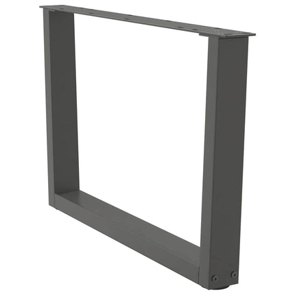 Soffbordsben V-formade 2 st antracit 70x(42-43,3) cm stål