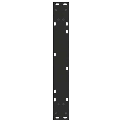 Matbordsben V-formade 2 st svarta 70x(72-73,3) cm stål