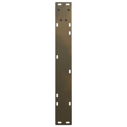Matbordsben V-formade 2 st naturstål 70x(72-73,3) cm stål