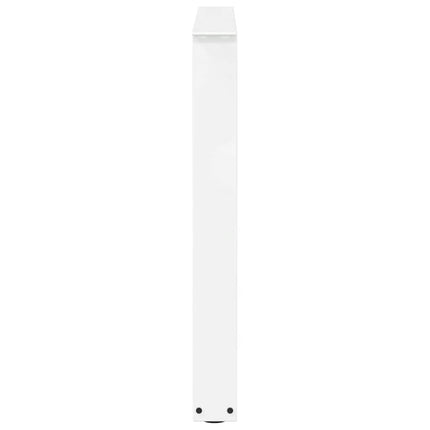 Matbordsben V-formade 2 st vita 90x(72-73,3) cm stål
