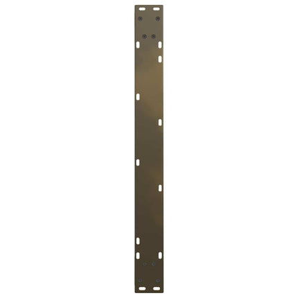 Matbordsben V-formade 2 st naturstål 90x(72-73,3) cm stål