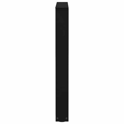 Matbordsben V-formade 3 st svarta 70x(72-73,3) cm stål