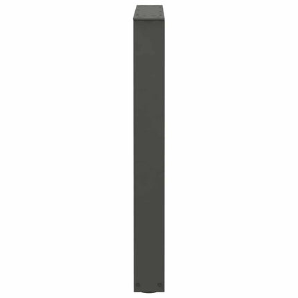 Matbordsben V-formade 3 st antracit 70x(72-73,3) cm stål