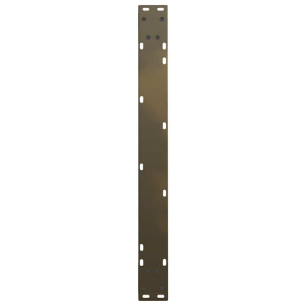 Matbordsben V-formade 3 st naturstål 90x(72-73,3) cm stål
