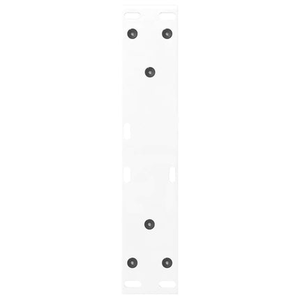 Soffbordsben 2 st vita 30x(30-31,3) cm stål