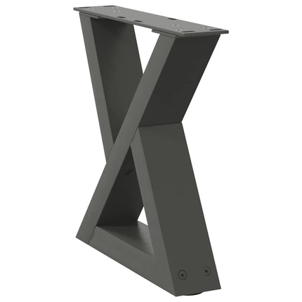 Soffbordsben 2 st antracit 30x(30-31,3) cm stål