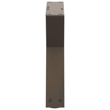 Soffbordsben 2 st naturstål 40x(30-31,3) cm stål