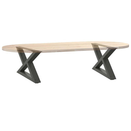 Soffbordsben 2 st antracit 50x(30-31,3) cm stål