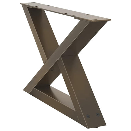 Soffbordsben 2 st naturstål 50x(30-31,3) cm stål