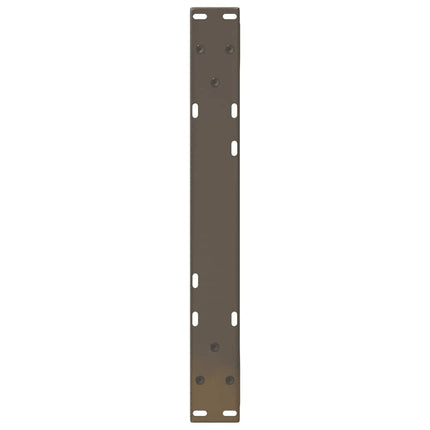 Soffbordsben 2 st naturstål 50x(30-31,3) cm stål
