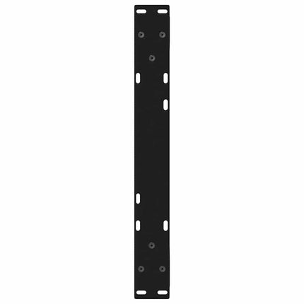 Soffbordsben 2 st svarta 60x(30-31,3) cm stål