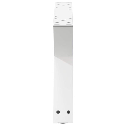 Soffbordsben 2 st vita 60x(30-31,3) cm stål