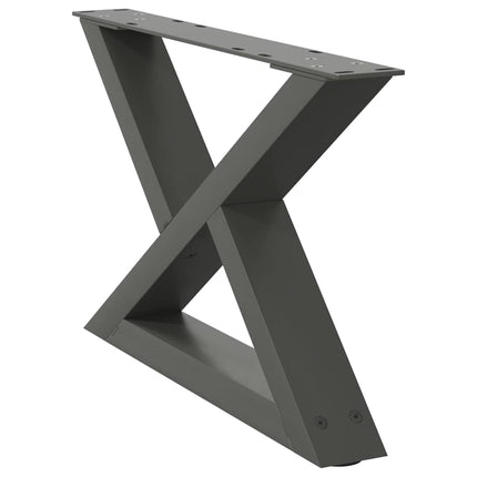 Soffbordsben 2 st antracit 60x(30-31,3) cm stål