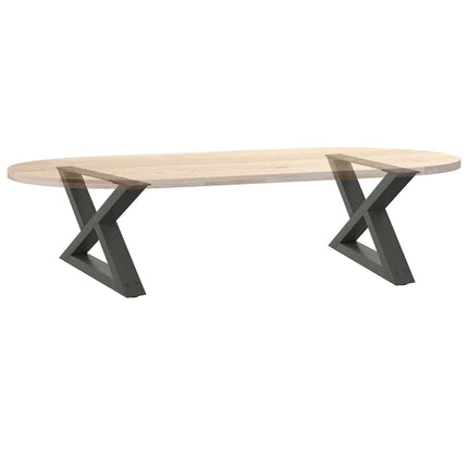 Soffbordsben 2 st antracit 60x(30-31,3) cm stål