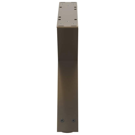 Soffbordsben 2 st naturstål 60x(30-31,3) cm stål