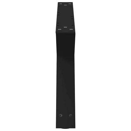 Soffbordsben 2 st svarta 70x(30-31,3) cm stål