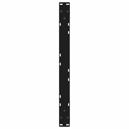 Soffbordsben 2 st svarta 70x(30-31,3) cm stål