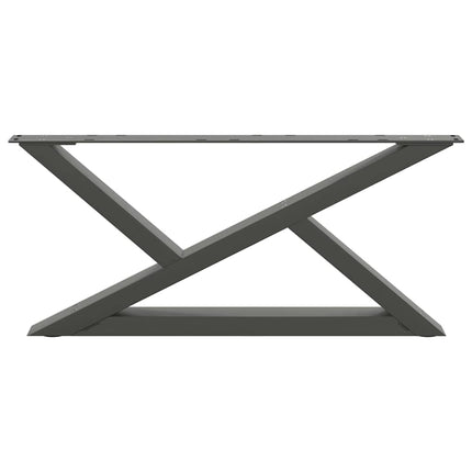 Soffbordsben 2 st antracit 70x(30-31,3) cm stål