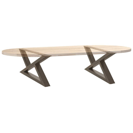 Soffbordsben 2 st naturstål 70x(30-31,3) cm stål