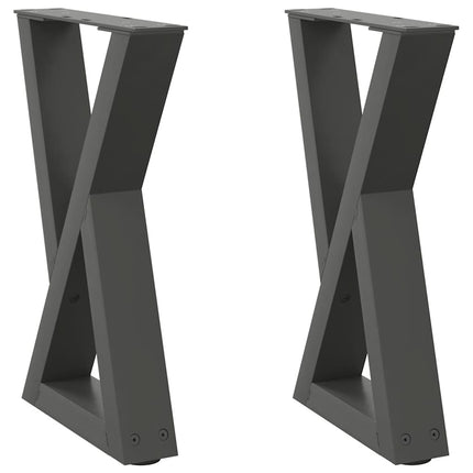 Soffbordsben 2 st antracit 28x(42-43,3) cm stål