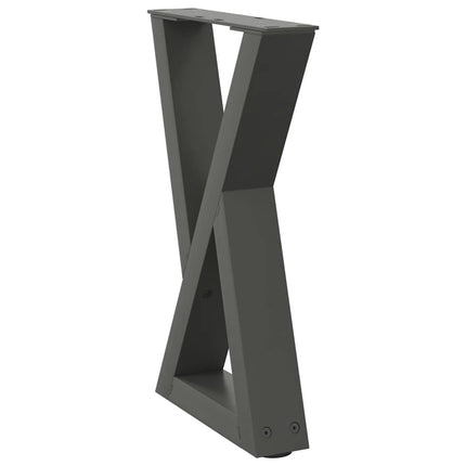 Soffbordsben 2 st antracit 28x(42-43,3) cm stål