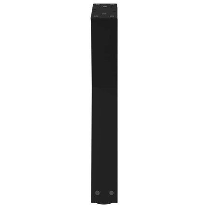 Soffbordsben 2 st svarta 38x(42-43,3) cm stål