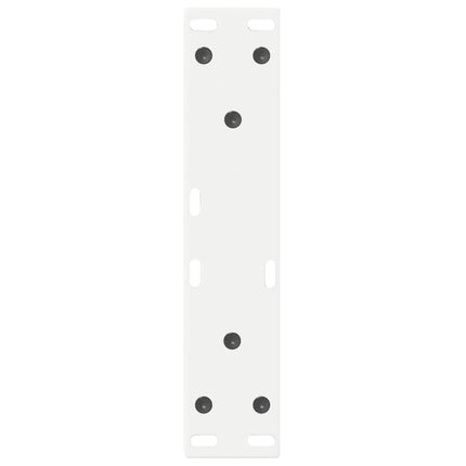 Soffbordsben 2 st vita 38x(42-43,3) cm stål