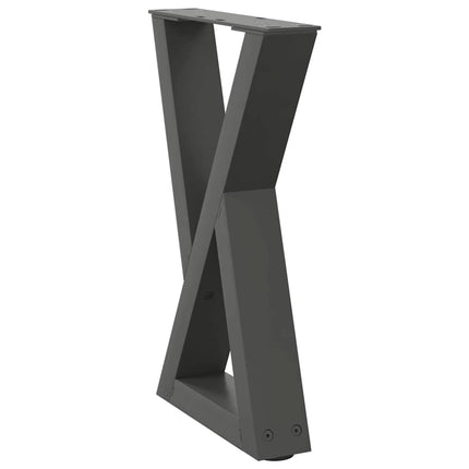 Soffbordsben 2 st antracit 38x(42-43,3) cm stål