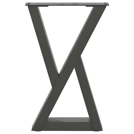 Soffbordsben 2 st antracit 38x(42-43,3) cm stål