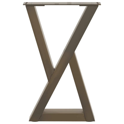 Soffbordsben 2 st naturstål 38x(42-43,3) cm stål
