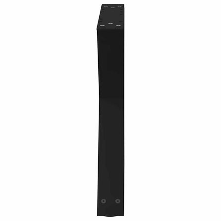 Soffbordsben 2 st svarta 50x(42-43,3) cm stål