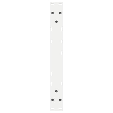 Soffbordsben 2 st vita 50x(42-43,3) cm stål
