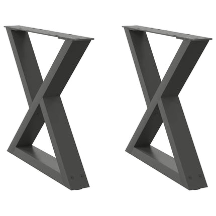 Soffbordsben 2 st antracit 50x(42-43,3) cm stål