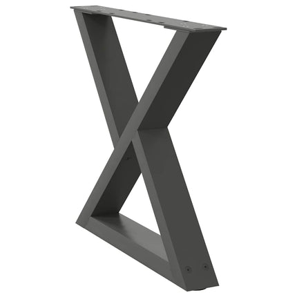 Soffbordsben 2 st antracit 50x(42-43,3) cm stål