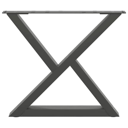 Soffbordsben 2 st antracit 50x(42-43,3) cm stål
