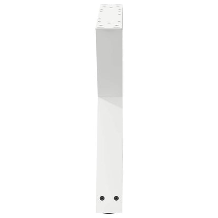Soffbordsben 2 st vita 60x(42-43,3) cm stål